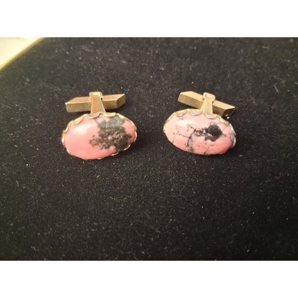 The Unbranded Brand Other - Vtg. Rhodonite Cuff Links